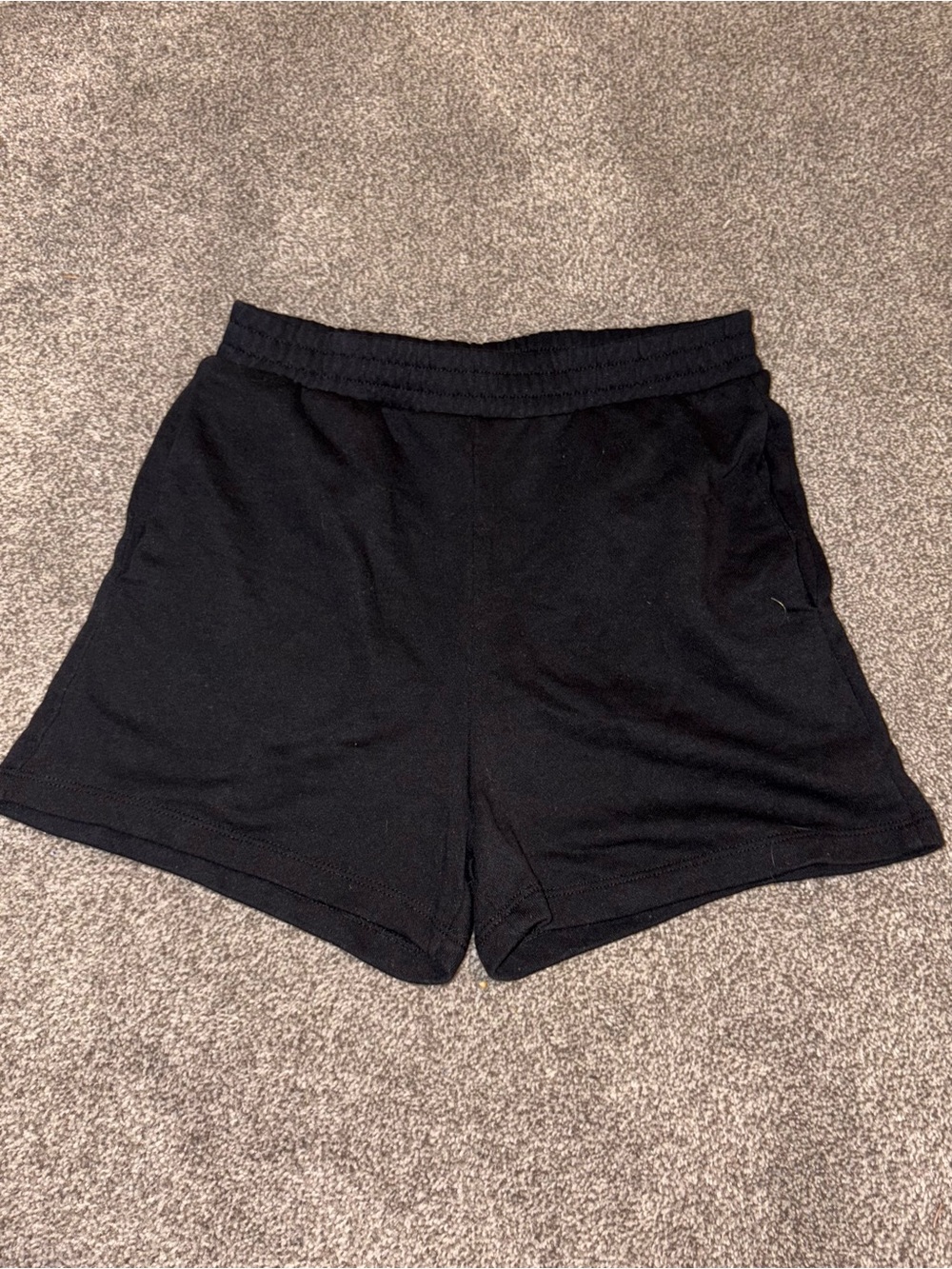 H&M Divided Black Sweatpant Shorts
